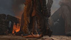 16:9 2021 3d 3d_(artwork) 4k absurd_res ambiguous_gender ambiguous_on_human capcom castle detailed_background digital_media_(artwork) dragon duo elder_dragon erection eyes fatalis fatalis_(monster_hunter) feral fire foreskin genital_danger_play genitals hand_on_tongue hi_res horn human human_on_feral human_penetrating humanoid_genitalia humanoid_penis interspecies ivorylagiacrus larger_feral licking long_tongue looking_at_viewer male male/ambiguous male_on_feral mammal mawplay monster_hunter nude open_mouth oral oversized_fellatio oversized_oral penetration penile penis penis_lick penis_on_tongue pupils scales scalie sex sharp_teeth size_difference slit_pupils smaller_human source_filmmaker teeth tongue tongue_out tonguejob uncut video_games western_dragon widescreen yellow_eyes zoophilia