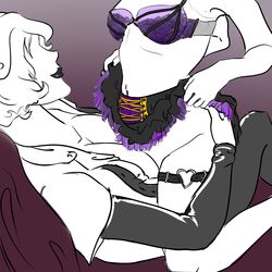 2girls daughter homestuck incest lingerie mother mother_and_child mother_and_daughter ms._lalonde multiple_girls parent parent_and_child parent_and_daughter rose_lalonde yuri