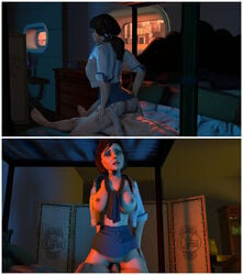 3d bioshock bioshock_infinite blue_eyes busty edit elizabeth_comstock female female_focus secazz tagme