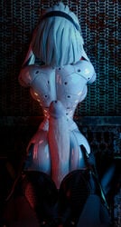 1futa 1girls 3d absurdres ass assjob breasts buttjob curvy erect_nipples erection female from_behind futa_on_female futa_pov futanari highres huge_cock hyper hyper_penis intersex large_ass large_breasts measuring_penetration_depth nier nier:_automata nipple_bulge nipples penis penis_out pov selfcest solo_focus stevencarson yorha_2b
