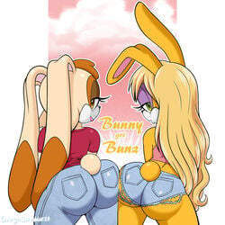 1:1 2girls anthro archie_comics ass ass_to_ass bedroom_eyes big_ass big_butt bottom_heavy bottomwear bubble_ass bubble_butt bunnie_rabbot bunny_ears butt_bump clothed clothed_female clothing cutoffs daisy_dukes dat_ass denim denim_clothing duo english_text fat_ass fat_butt female_focus females females_only fully_clothed hair hi_res hotpants jean_shorts jeans jorts lagomorph large_ass large_butt leporid long_hair looking_at_viewer looking_back mammal milf mobian_(species) multiple_girls narrowed_eyes omegasunburst pants presenting presenting_hindquarters rabbit rear_view seductive sega shorts sonic_(series) sonic_the_hedgehog_(archie) sonic_the_hedgehog_(comics) sonic_the_hedgehog_(series) text thick_ass thick_thighs tight_jeans tight_pants vanilla_the_rabbit video_games wide_hips