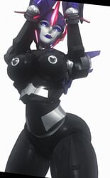 1girls 3d arcee arcee_(prime) arcee_(prime)_(trawert) ass ass_up big_breasts black_body blue_eyes blue_lips breasts curvy curvy_body curvy_female curvy_figure curvy_hips erect_nipples female female_only grey_nipples looking_at_viewer mechanical naughty_face nipples robot robot_girl solo solo_female thick_ass thick_legs thick_thighs transformers transformers_prime trawert