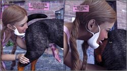 3d beast_rimming bestiality canine cheating cucked_by_beast cuckold dog female goditseb male male_anilingus netorare ntr zoophilia