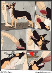 1animal 2boys anatomically_correct anatomically_correct_genitalia avoid_posting ball_lick balls bestiality bethesda_softworks blowjob bodily_fluids canid canine canis cock_gobble cock_hungry comic cum cum_hungry cum_in_mouth cum_inside dangerdoberman deep_throat deepthroat dogmeat domestic_dog duo erection fallout fellatio fellatio_from_feral feral gay genital_fluids genitals german_shepherd herding_dog human human_on_feral knot licking_balls long_penis male male/male male_human/male_feral male_on_feral mammal mostly_offscreen_character neck_bulge oral oral_sex pastoral_dog penis_on_tongue sex throat_fuck tongue tongue_out tongue_out_blowjob video_games zoophilia