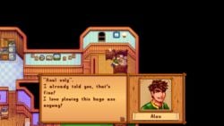 1girls alex_(stardew_valley) animated blargsnarf cheating cheating_wife female human jodi_(stardew_valley) male stardew_valley