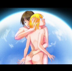 gundam gundam_00 louise_halevy nude saji_crossroad short_hair