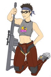 female frisky_dingo glasses jmao short_hair tagme valerie_(frisky_dingo)