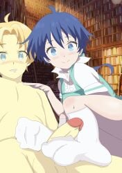 barefoot edit feet feet_fetish feet_on_penis femboy footjob incest lloyd_de_saloum penis redraw socks stockings trap trapped