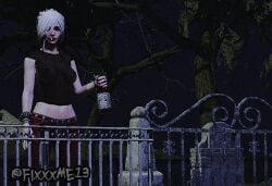 dbd dead_by_daylight sable_ward see-through smoking