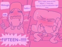 algebralien battle_for_dream_island battle_for_dream_island_again bfb bfdi bfdia fifteen_(bfb) humping object_shows phone_sex pillow_humping tentacle_penis the_power_of_two tpot vibrator vibrator_on_penis zero_(bfdi)