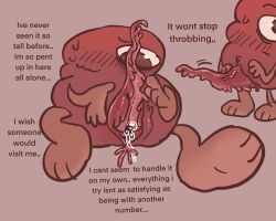 algebralien alien_genitalia anthro battle_for_dream_island battle_for_dream_island_again bfb bfdi bfdia genital_slit object_shows pussy pussy_juice tentacle_penis the_power_of_two three_(bfdi) tpot