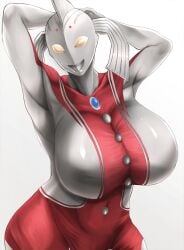 breasts female mother_of_ultra ultraman_(franchise) yellow_eyes