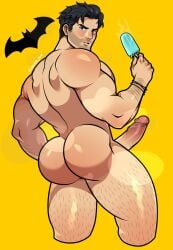 ass bara batman batman_(bruce_wayne) batman_(series) big_ass big_butt bruce_wayne bubble_ass bubble_butt butt dat_ass dat_butt dc dc_comics fat_ass fat_butt fortnite gay huge_ass huge_butt ice_cream javito_art large_ass large_butt male male_only muscular muscular_male round_ass round_butt solo thick_ass thick_butt