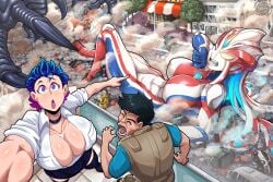 abs breasts claws female janus_jammy ultraman_(franchise)