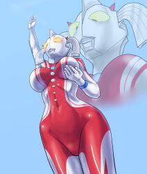 breasts female mother_of_ultra ultraman_(franchise) yellow_eyes