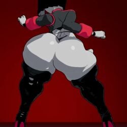 3d animated huge_ass robot_commander_(bingbingzi) shortstack tagme thick_thighs video wide_hips