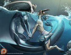 anthro gay hooves horns kemono kemonomimi male merman patreon teratophilia yaoi zyephen