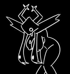 black_background deltarune deltarune_chapter_3 kkt05 monochrome roaring_knight self_upload tagme