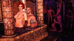 3d 4boys 4girls bald bathhouse bathing cd_projekt_red erected_nipples fellatio looking_at_viewer m1stermorden nude orgy sigismund_dijkstra tattoos the_witcher the_witcher_(series) the_witcher_2 the_witcher_3:_wild_hunt triss_merigold wine_glass