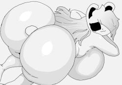 ass bunny_girl cube_459_(geometry_dash) femgram femgram_(the_mag) futarosaiina geometry_dash huge_ass huge_breasts lagomorph lagomorph_humanoid self_upload smirk