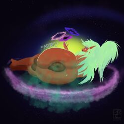 ass ass_focus big_balls big_butt black_hole celexxis_(artist) dark-skinned_femboy dark-skinned_male dark_elf dark_skin donut_anus elf elf_ears elf_femboy fart farting feet femboy galaxy huge_ass hyper hyper_anus hyper_fart macro macro_femboy macro_male mega_macro ponytail puffy_anus space