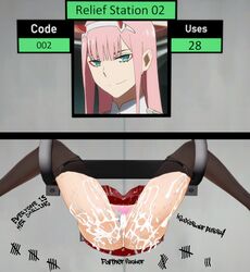 3d anus bondage cheating cheating_girlfriend covered_pussy cum cum_everywhere cum_in_ass cum_in_pussy cum_inside darling_in_the_franxx green_eyes helpless horns klaxo-sapien koikatsu maebari official_art panty_pull pantyhose photo photo_(object) pink_hair pink_pubic_hair prostitution pubic_hair public_use restrained skirt spread_legs stuck_in_wall tally_marks zero_two_(darling_in_the_franxx)