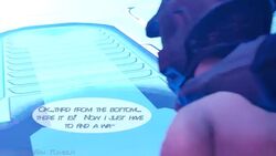 comic dialogue from_behind halo_(series) jiralhanae sex_slave spartan_(halo) strangersfm