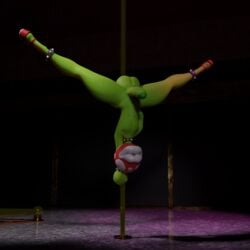 1boy 3d balls femboy girly high_heels huge_balls humanoid humanoid_penis large_ass large_balls large_penis male male_only mario_(series) naked_footwear naked_heels nude penis piranha_plant plant pole_dancing solo stripper stripper_pole thick_thighs tradelt