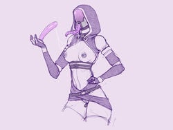 quarian from bioware by darkminou