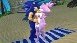 3d anthro beach blaze_the_cat blue_body blue_hair domestic_cat forehead_jewel furry futanari gem handjob hedgehog male masturbation purple_hair sega smile sonic_(series) sonic_the_hedgehog sonicthebitch