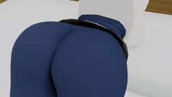 3d animated ass ass_focus ass_shake big_ass blonde_hair bubble_ass bubble_butt clothed_female dat_ass hokage huge_ass kishi naruto pov tagme teasing thick_thighs tight_clothing tight_pants tsunade video