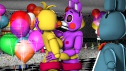 3d 4k absurd_res anthro ass ass_grab balloons blue_body blue_fur blue_skin breast_grab breasts bunny bunny_ears checkered_floor chick chicken closed_eyes disboi215 five_nights_at_freddy's five_nights_at_freddy's:_help_wanted five_nights_at_freddy's:_sister_location five_nights_at_freddy's_2 five_nights_at_freddy's_3 five_nights_at_freddy's_5 holding_head holding_thigh kissing looking_at_another looking_pleasured nipples purple_body purple_eyelids purple_fur purple_skin rabbit red_bowtie red_nipples red_panties rosy_cheeks shocked shocked_expression small_breasts source_filmmaker touching_breast toy_bonnet_(fnaf) toy_bonnie_(fnaf) toy_chica_(fnaf) watching yellow_body yellow_hair yellow_skin yuri