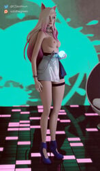 ahri from k/da series by sabithegreen