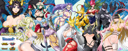 11girls 4_wings absurd_res amazon amazonian angel angel_wings angewomon areola areolae armor ass bat_wings beelstarmon belt belts big_ass big_breasts black_hair blindfold blonde_hair blue_eyes blue_hair boobs_and_butt_pose breasts cleavage clothed covered_eyes crest_of_light crests_(digimon) deep_cleavage demon demon_girl digimon digimon_(species) digimon_adventure digimon_adventure_02 digimon_frontier digimon_savers digimon_tamers digimon_xros_wars dress eyes_covered eyeshadow fairimon fairy fairy_wings fairymon feathered_wings feathers female female_only flower fox_mask goddess green_hair group hair_over_one_eye hakama hand_on_hip head_wings helmet high_resolution highres horns huge_breasts jazzjack kazemon ladydevimon large_breasts leather lilithmon lipstick long_hair looking_at_viewer mask mervamon miko multiple_belts multiple_females navel nipples_visible_through_clothing olympos_xii panties pink_eyes pointy_ears purple_hair red_eyes revealing_clothes rosemon sakuyamon sakuyamon_miko_mode seven_great_demon_lords shutumon skimpy smile succubus tan_skin third_eye underboob venusmon very_long_hair visor white_hair wide_image wings yellow_eyes zephyrmon