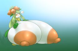 ... 1girls absurd_res anthro areola big_breasts blue_background blush breast_expansion breasts crown elemental_creature expansion female female_focus female_only flora_fauna flower gradient_background grass green_background heart hi_res huge_breasts hyper hyper_breasts lilligant looking_at_breasts looking_down metachoke nature nintendo nipples non-mammal_breasts orange_eyes outside plant plant_girl pokémon_(species) pokemon pokemon_(species) pokemon_bw simple_background sky smile solo solo_focus spoken_heart standing video_games white_body