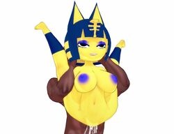 3d ahe_gao animal_crossing ankha anthro anthro_penetrated big_breasts blackflames3 bodily_fluids breasts cum cum_in_pussy cum_inside dark-skinned_male dark_skin domestic_cat duo felid felide feline felis female female_penetrated fur genital_fluids genitals huge_breasts human human_on_anthro human_penetrating human_penetrating_anthro humanoid interspecies koikatsu looking_pleasured male male/female male_human/female_anthro male_on_anthro male_penetrating male_penetrating_female mammal nintendo nipples penetration penis pussy sex simple_background unseen_male_face vaginal_penetration video_games white_background yellow_body yellow_fur