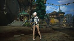 2021 3d 3d_(artwork) alliance_(warcraft) blizzard_entertainment boralus city female heels high_heels human human_mage jaina_proudmoore kul_tiras legs legwear mage_(warcraft) pantyhose pose sheer sheer_legwear shiny teejay22 warcraft world_of_warcraft