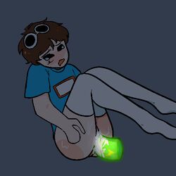 big_penis bl bottom brown_hair cum cum_in_ass cum_inside dreamwastaken femboy georgenotfound glasses glowing_penis male minecraft_youtubers monster_cock penis submissive_male thick_penis thick_thighs twink yaoi youtuber