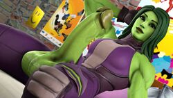 1futa 3d 3d_(artwork) balls big_penis dentol dickgirl erection fortnite futa_only futanari gloves green-skinned_futanari green_body green_hair green_skin huge_balls huge_cock huge_testicles hulk_(series) large_penis marvel marvel_comics muscles muscular muscular_futanari penis she-hulk she-hulk_(fortnite) solo source_filmmaker tagme testicles unitard