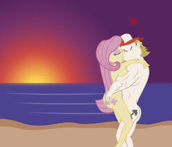 1boy 1boy1girl 1girls ass beach big_ass big_breasts blonde_hair breasts bulk_biceps bulk_biceps_(mlp) cap clopero_overlord completely_nude completely_nude_female equestria_girls eyelashes female female/male fluttershy_(eg) fluttershy_(mlp) hasbro hat hat_only hug kissing long_hair male muscular_male my_little_pony my_little_pony_friendship_is_magic nude nude_female nude_male nudism nudist_beach nudity pink_hair public_sex sex_on_the_beach straight straight_hair sunset white_skin yellow_skin