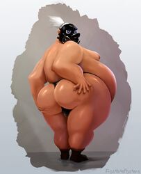 roadhog from overwatch by frostbiteposters