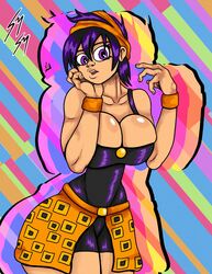 big_breasts breasts female human jojo's_bizarre_adventure metallic_might narancia_ghirga rule_63 shounen_jump vento_aureo