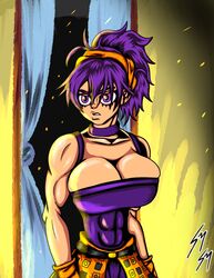 big_breasts jojo's_bizarre_adventure metallic_might narancia_ghirga rule_63 vento_aureo