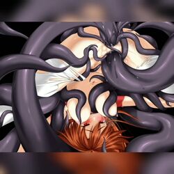 1girls anal animated bitch_exorcist censored cum cum_inside double_penetration game_cg navel_piercing no_sound piledriver_position slideshow tagme tentacle tentacle_rape vaginal_penetration video