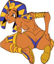 1girls alternate_costume animated armwear biannca biannca_(mnf) blue_eyes bubble_butt butt color colored curvy_female dark-skinned_female dark_skin egyptian egyptian_female egyptian_headdress erect_nipples eyeliner female from_behind gold_(metal) gold_jewelry large_breasts magic_shop meet_'n'_fuck_games motion_tweening nipples partially_clothed pharaoh_biannca roninsong sandals smile solo solo_female solo_focus sprite tagme thick_ass thick_thighs thong transparent_background wide_hips