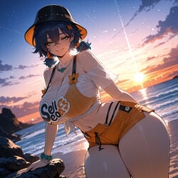 Belle (Summer Skies) (Zenless Zone Zero) Rule 34 Image