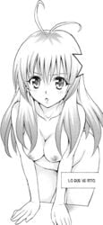 breasts monochrome nipples nude run_elsie_jewelria to_love-ru yabuki_kentarou