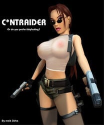 3d female female_only human lara_croft lara_croft_(classic) meik_dirks solo tagme thighhighs tomb_raider