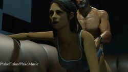 1girls 3d animated female hetero joel_miller male/female plako_plako sound tagme tess_(the_last_of_us) the_last_of_us video