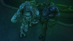 2boys 3d alien elite_(halo) gay halo_(series) male male_only male_sangheili_(halo) rooking sangheili